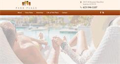 Desktop Screenshot of parkplaceaz.com